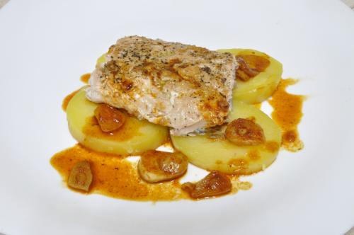 Losos po Galicijsku  – Snadné recept z Španělsko kuchyně, hotový za Do 30 minut